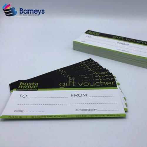 Printed Gift Certificates